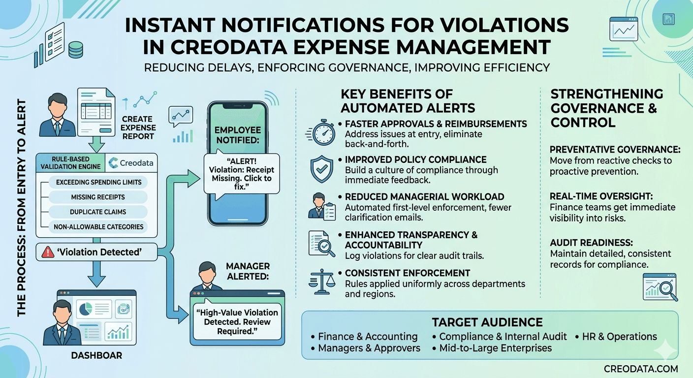 Instant Notifications for Violations